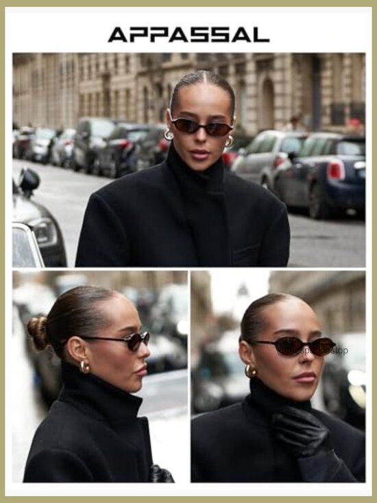 Retro Oval Polarized Sunglasses for Women Men Unisex